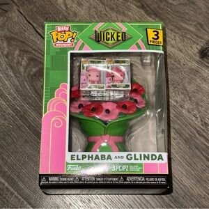 Elphaba and Glinda Bouquet Bitty Funko Pop